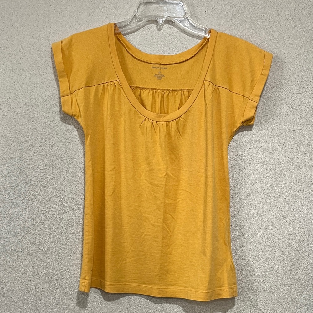 Banana Republic Mustard Yellow Top